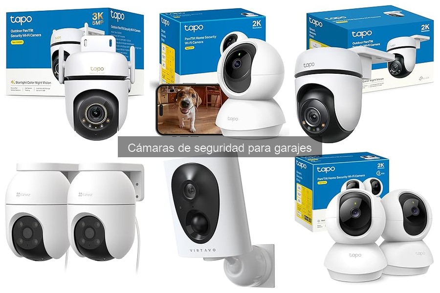 Mejores ubicaciones para cámaras de seguridad en el garaje