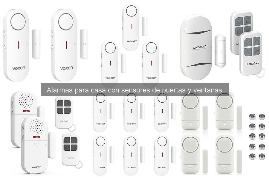Ofertas en alarmas para casa con sensores de puertas y ventanas