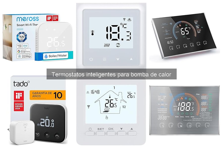 Ofertas en termostatos inteligentes para bomba de calor