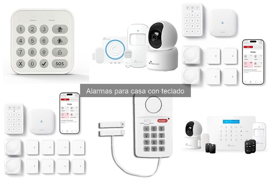 Ofertas y precios de alarmas para casa con teclado