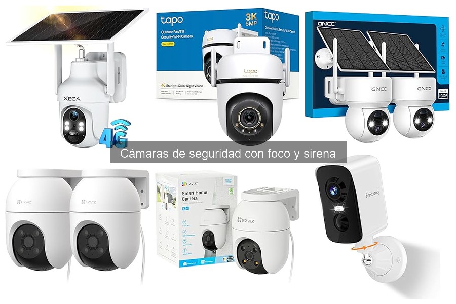 Opiniones sobre cámaras de seguridad con foco y sirena