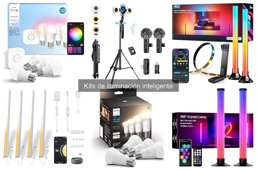 Opiniones sobre los kits de iluminación inteligente más vendidos
