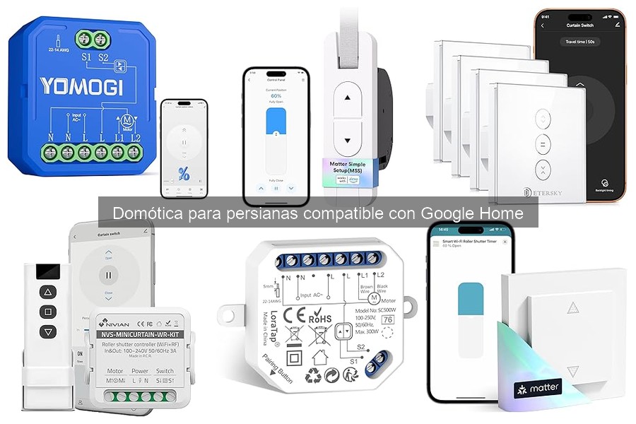 Opiniones sobre persianas inteligentes compatibles con Google Home