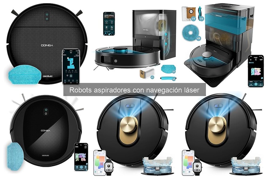 Optimiza el uso de tu robot aspirador con navegación láser