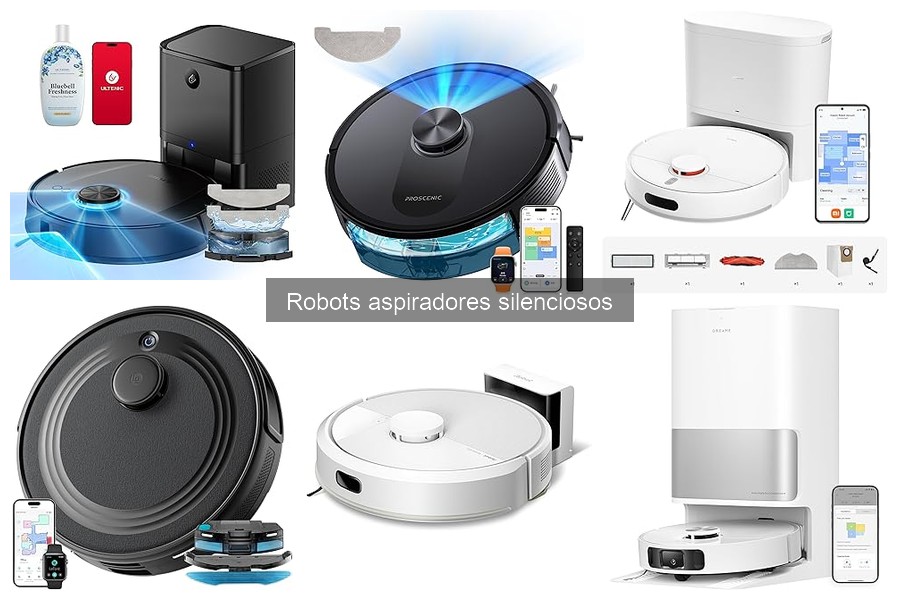 Precio medio de robots aspiradores silenciosos en 2023