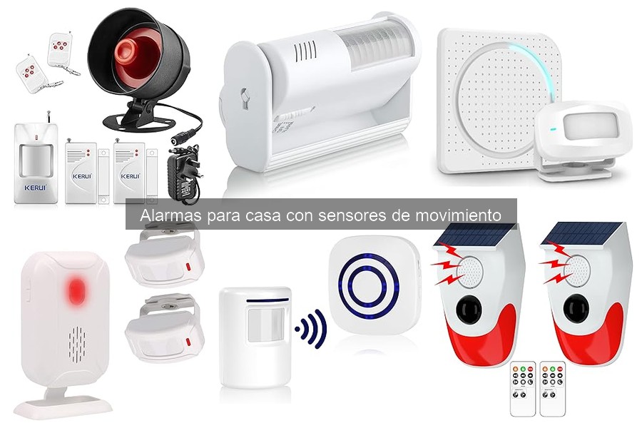 Precios de alarmas con sensores de movimiento y dónde comprarlas