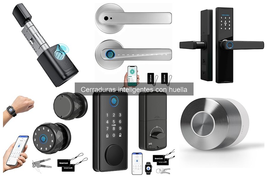 Precios de cerraduras inteligentes con huella dactilar 2023