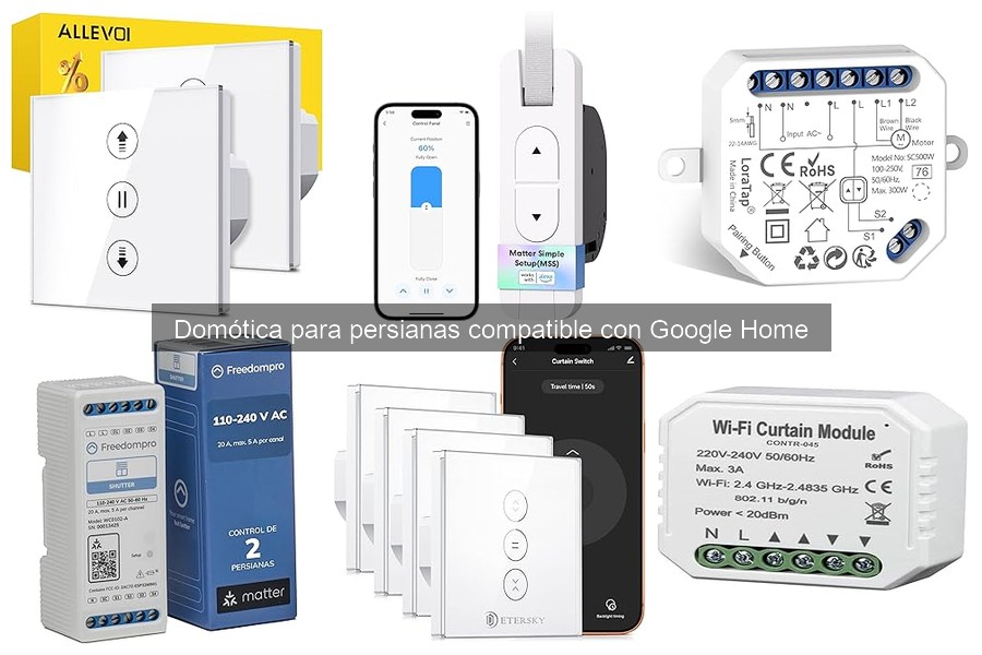 Precios de persianas automatizadas compatibles con Google Home