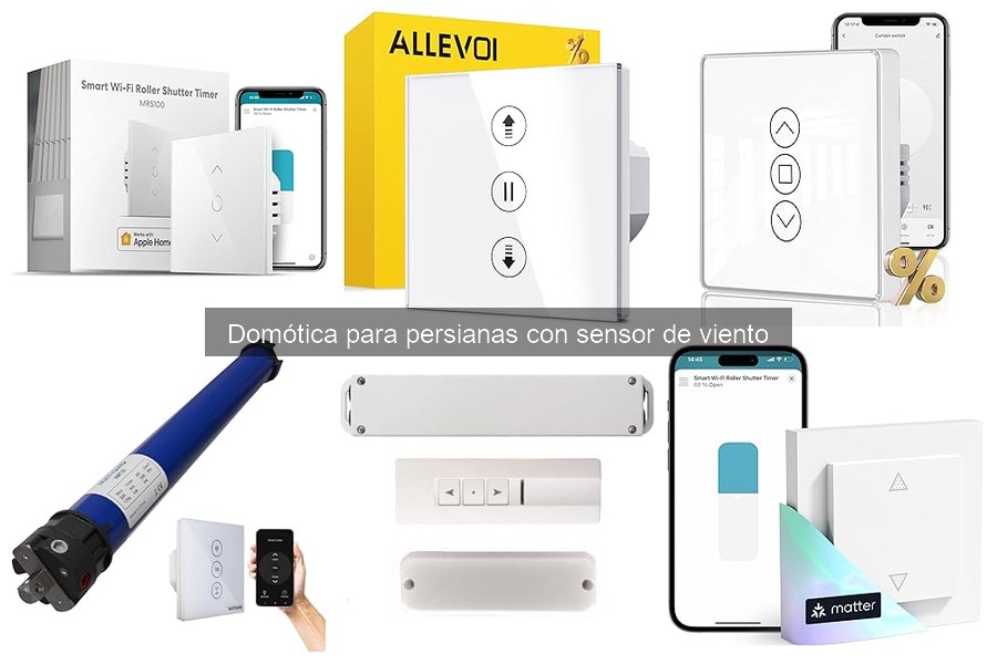 Precios de persianas con sensor de viento en domótica