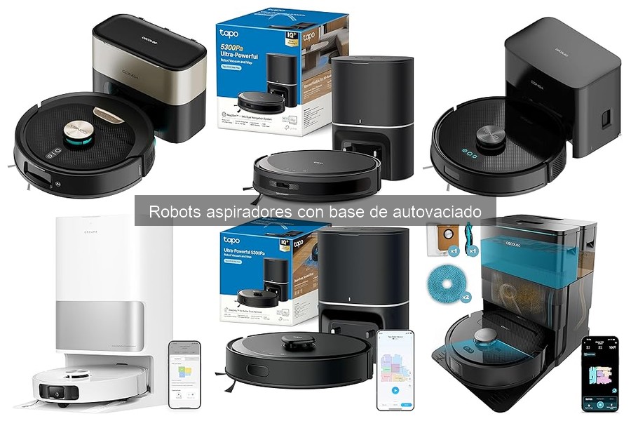 Precios de Robots Aspiradores con Base de Autovaciado en Amazon