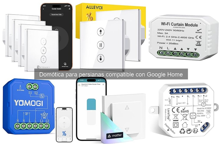 Problemas comunes con persianas para Google Home