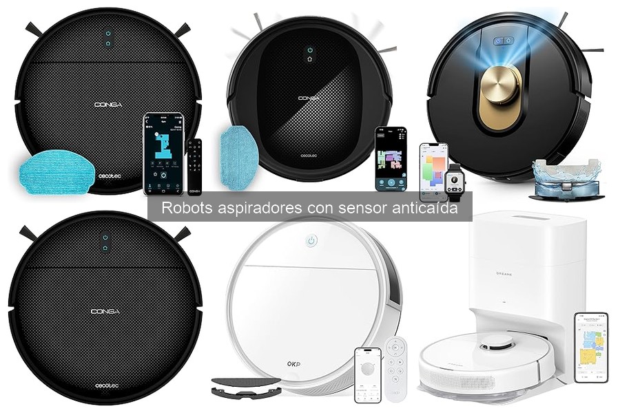 Problemas comunes de los robots aspiradores con sensor anticaída