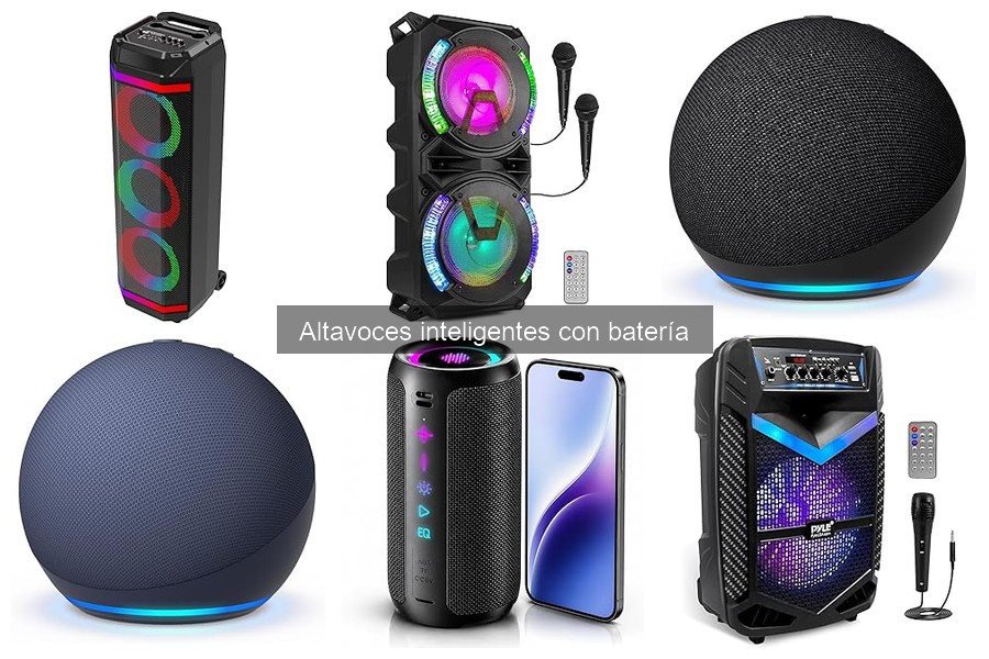 ¿Qué es un altavoz inteligente con batería? Funciones y Características