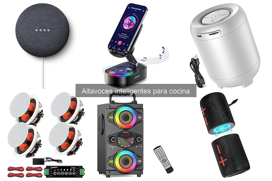 ¿Qué es un altavoz inteligente y cómo funciona en la cocina?