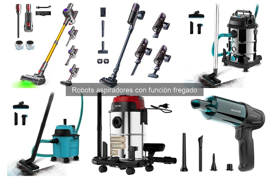 ¿Qué es un robot aspirador con función fregado?
