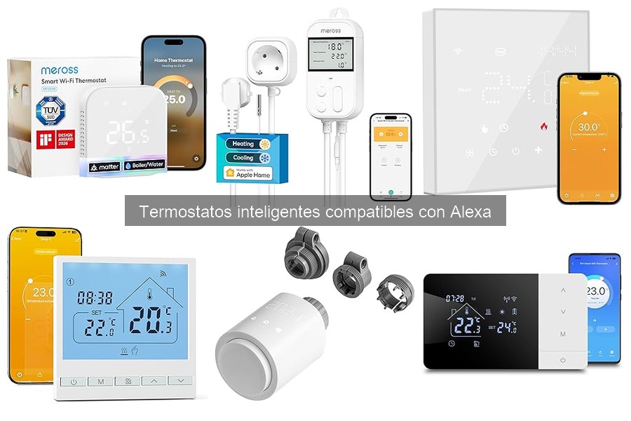 ¿Qué es un termostato inteligente compatible con Alexa?