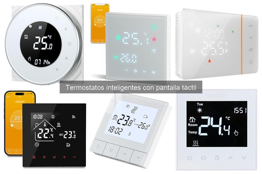 ¿Qué es un termostato inteligente con pantalla táctil?
