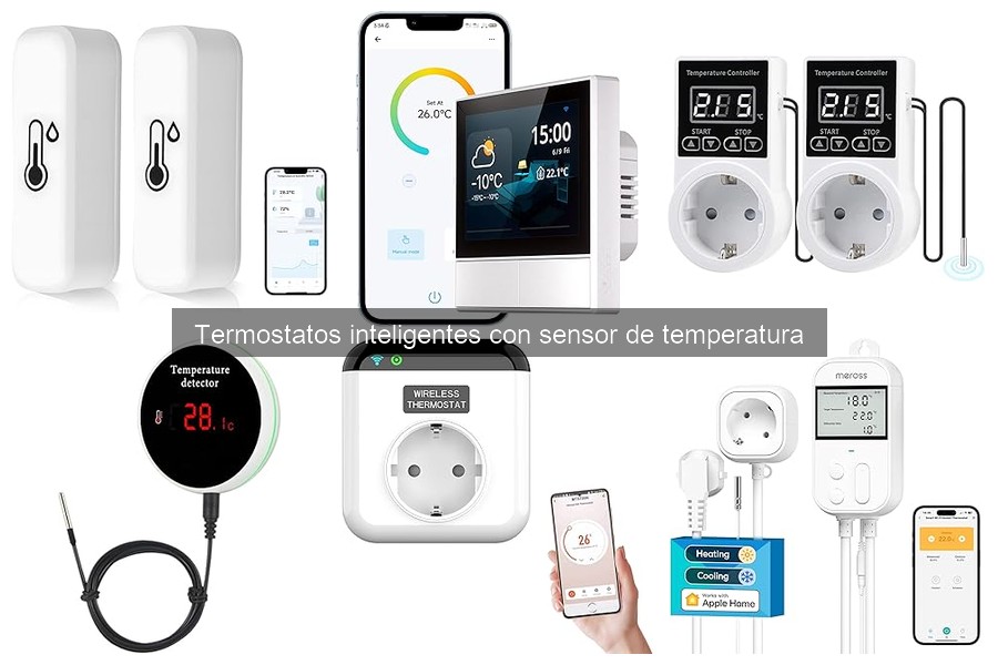 ¿Qué es un termostato inteligente con sensor de temperatura?