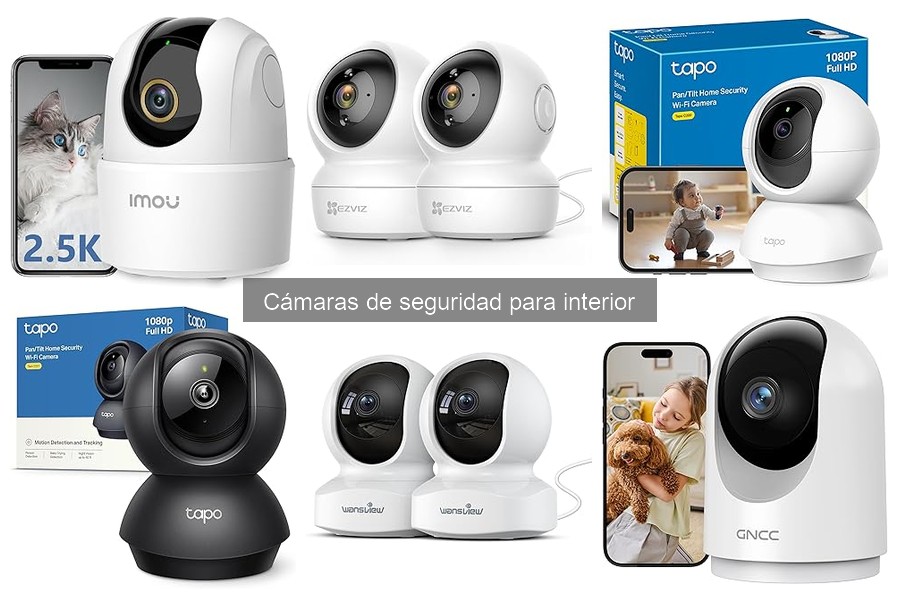¿Qué es una cámara de seguridad para interior? Características Clave
