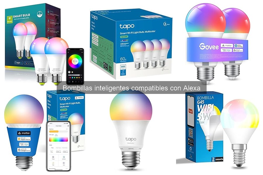 ¿Qué son las bombillas inteligentes compatibles con Alexa?