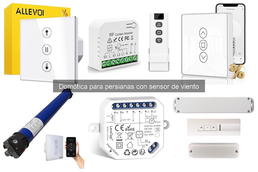 ¿Qué son las persianas automáticas con sensor de viento?
