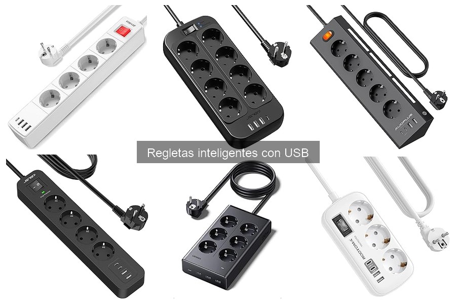 ¿Qué son las regletas inteligentes con USB? Características clave