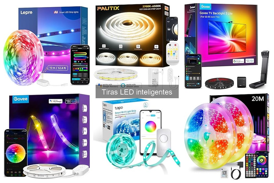 ¿Qué son las tiras LED inteligentes? Descubre su uso y características