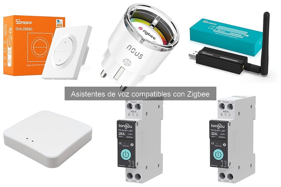 ¿Qué son los asistentes de voz compatibles con Zigbee?