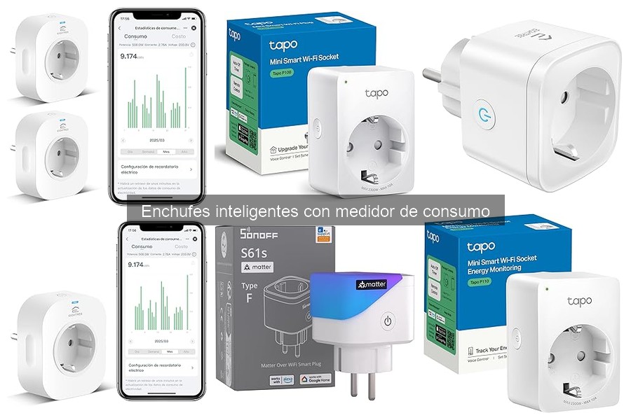 ¿Qué son los enchufes inteligentes con medidor de consumo?