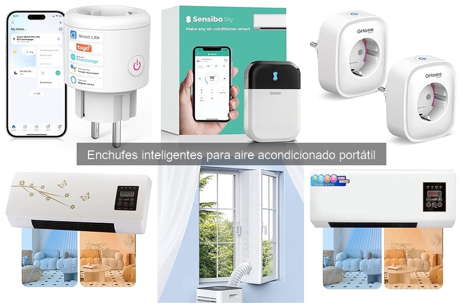 ¿Qué son los enchufes inteligentes para aire acondicionado portátil?