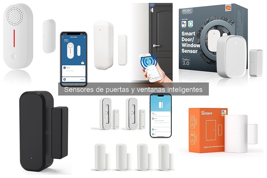 ¿Qué son los sensores de puertas y ventanas inteligentes?