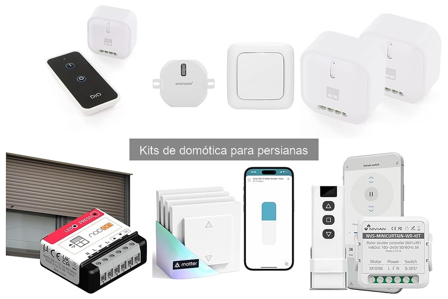 Recursos útiles para configurar kits de domótica de persianas