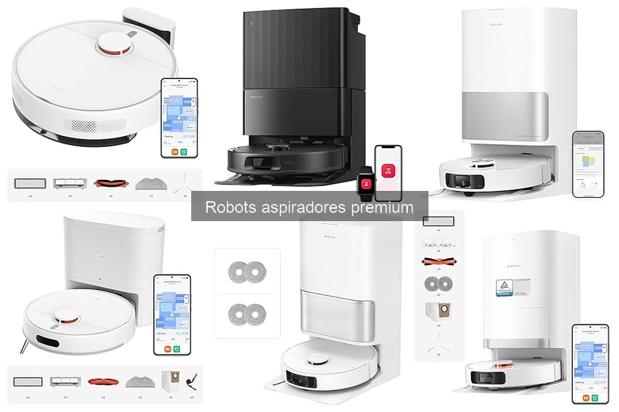 Robots aspiradores premium con mapeo inteligente: ventajas
