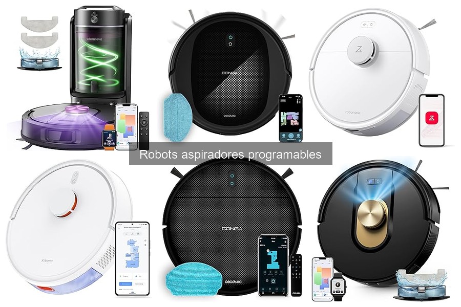 Robots aspiradores programables con control por smartphone