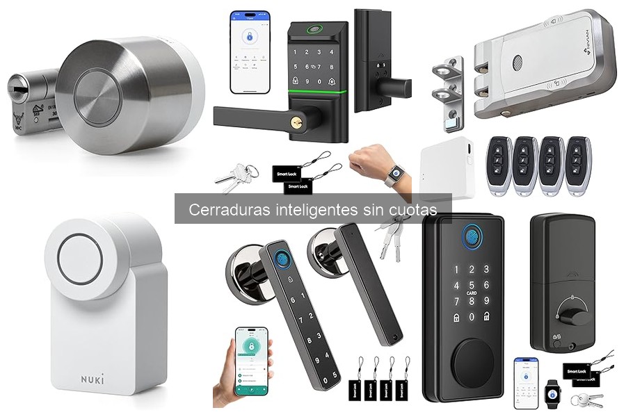 Seguridad en cerraduras inteligentes sin cuotas: protección garantizada