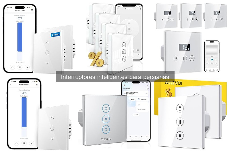 Sincroniza Interruptores Inteligentes de Persianas con Asistentes de Voz