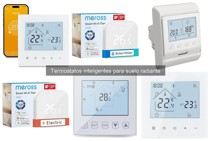 ¿Son compatibles los termostatos inteligentes con suelo radiante?