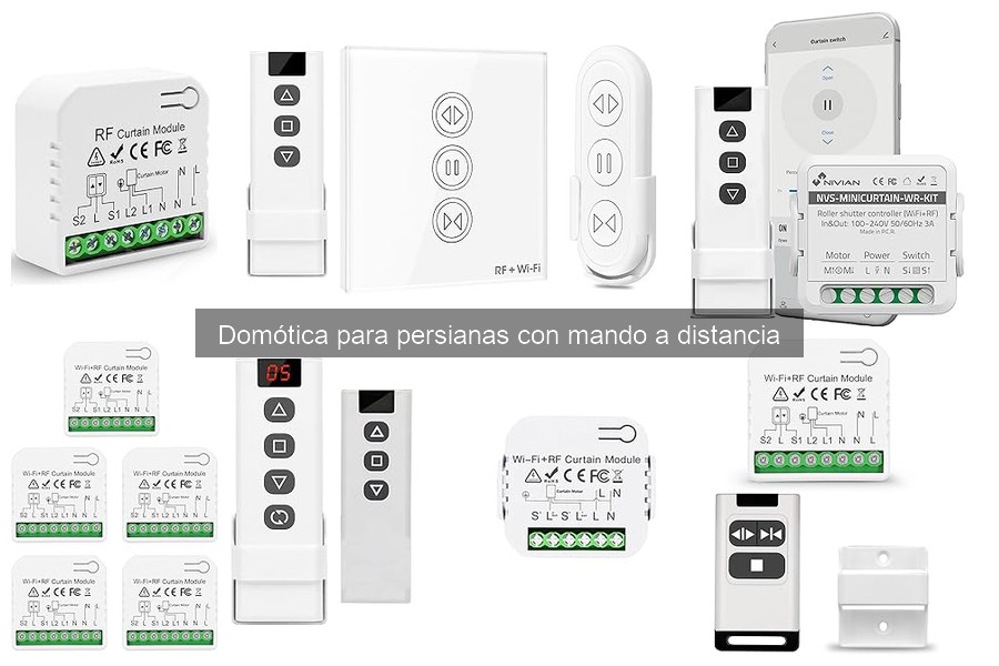 Tecnologías de persianas automáticas con mando a distancia