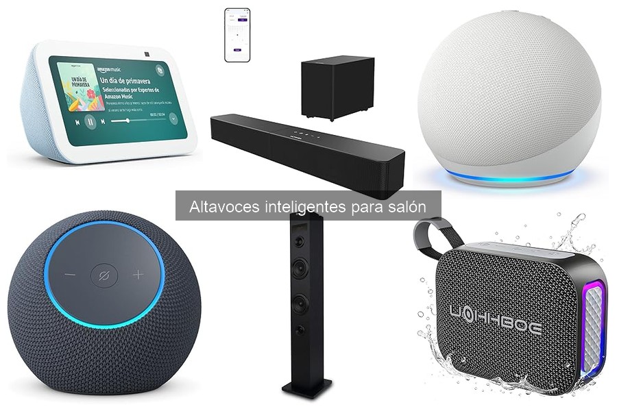 Tipos de altavoces inteligentes para salón: Guía completa