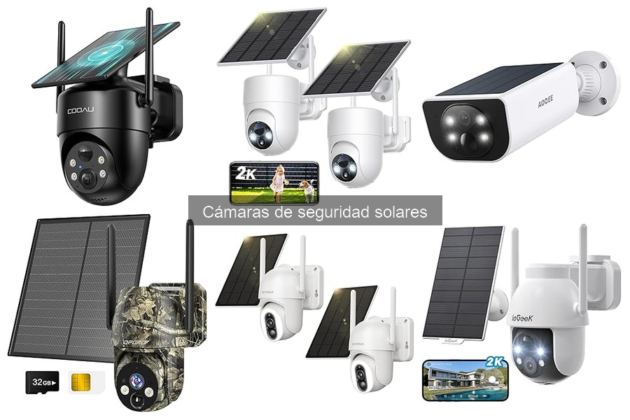Tipos de cámaras de seguridad solares: ¿Cuál elegir?