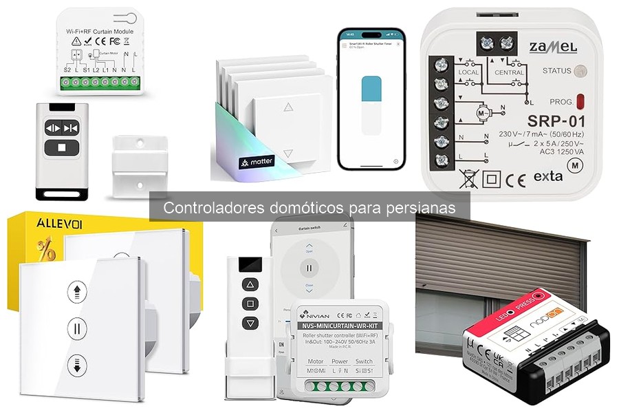 Tipos de controladores domóticos para persianas: guía completa