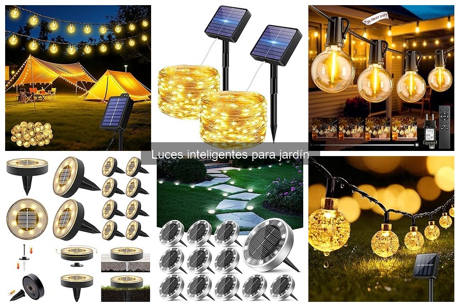 Tipos de luces inteligentes para jardín: Guía 2023