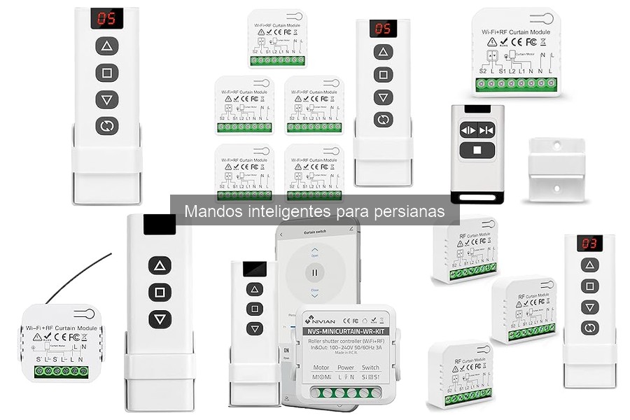 Tipos de mandos inteligentes para persianas: Guía completa