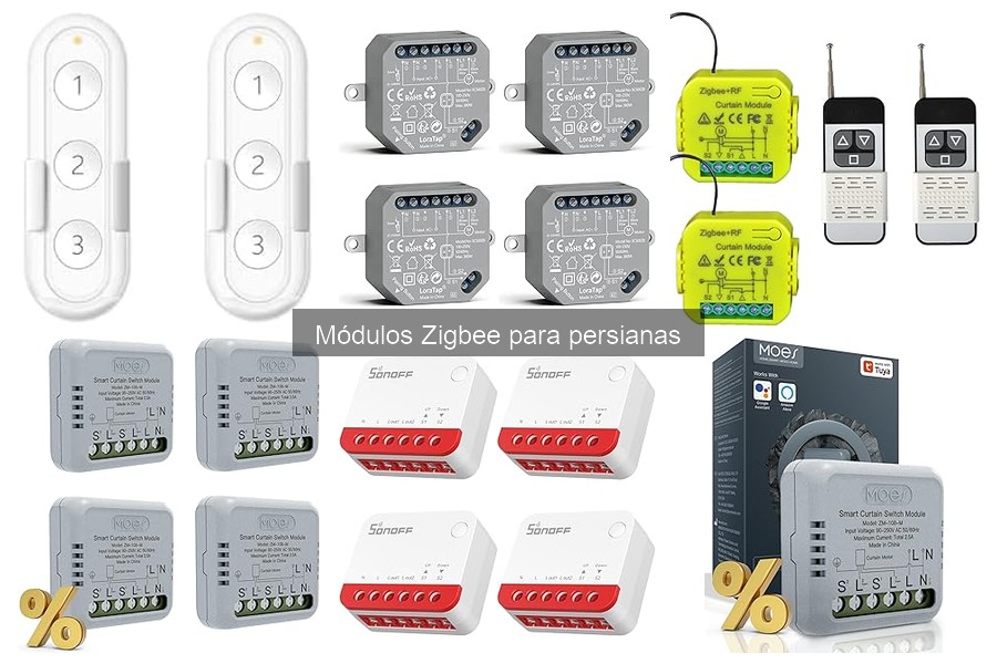 Tipos de módulos Zigbee para persianas: ¡Descubre tus opciones!