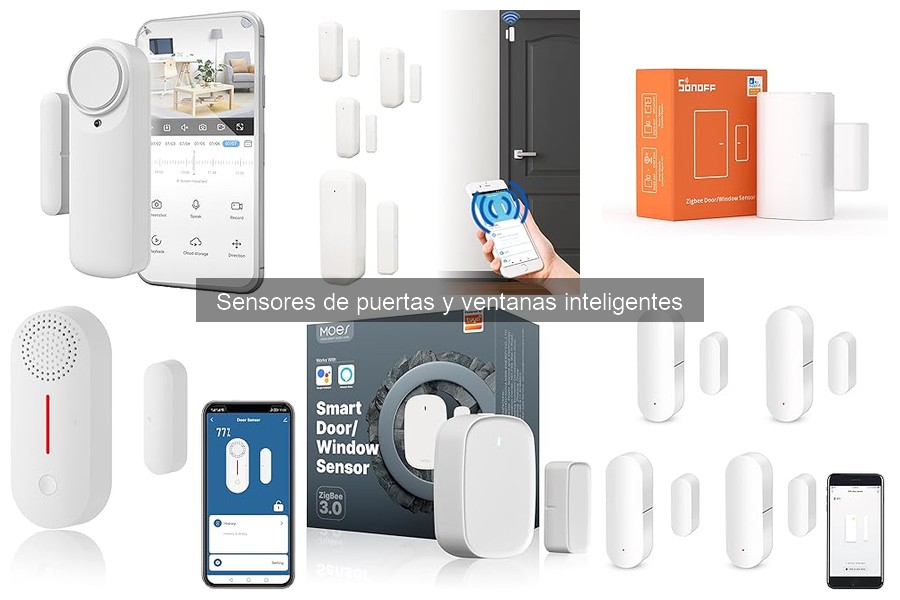 Tipos de sensores de puertas y ventanas inteligentes