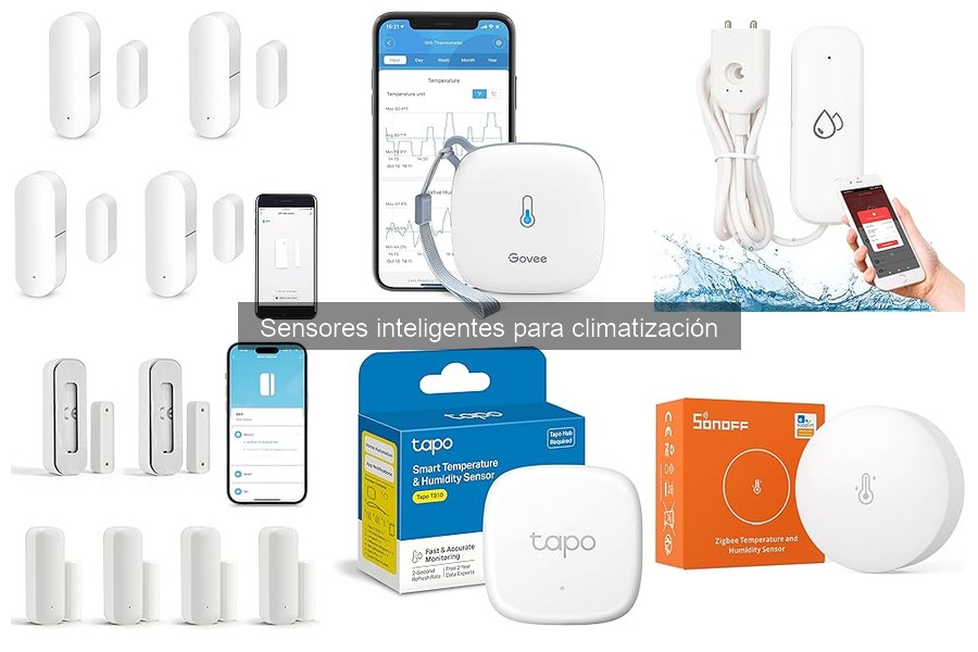 Tipos de Sensores Inteligentes para Climatización en Hogar