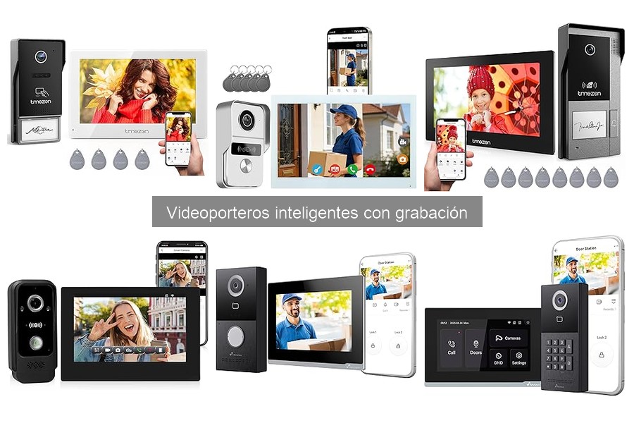 Tipos de videoporteros inteligentes con grabación para tu hogar
