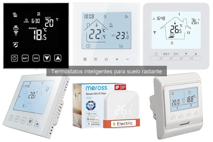 Todo sobre termostatos inteligentes para suelo radiante