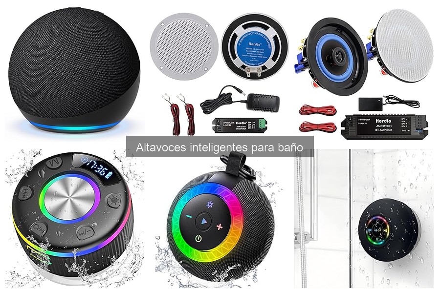 Ventajas de los altavoces inteligentes para baño frente a convencionales