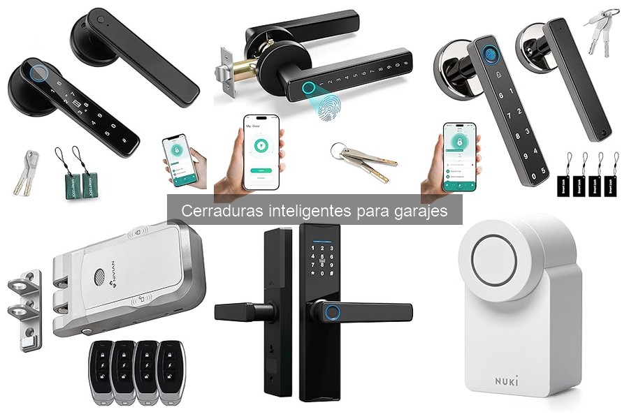 Ventajas y desventajas de cerraduras inteligentes para garajes